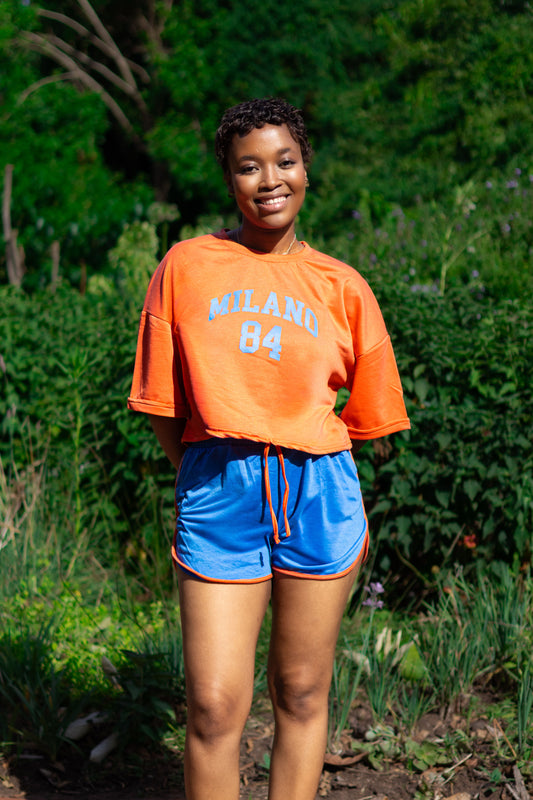 Lounge-Wear Shorts and T-Shirt