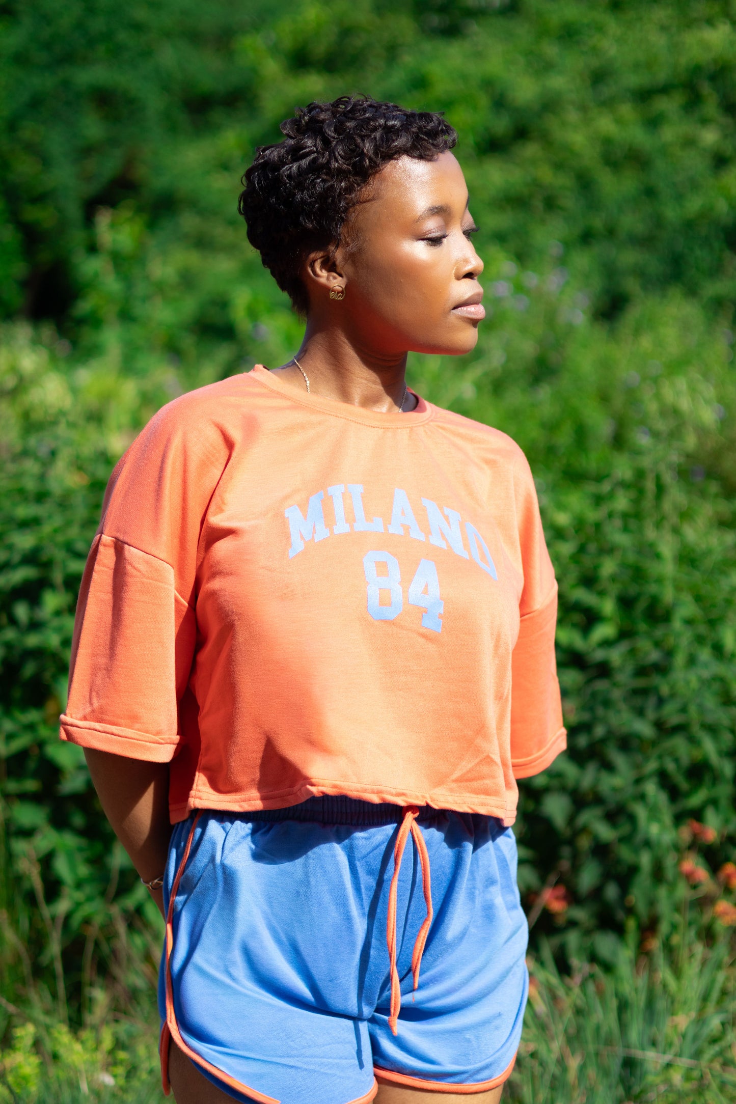 Lounge-Wear Shorts and T-Shirt